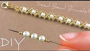 Xoxo Beaded Bracelet Tutorial: How to Make Pearl's and Seed Beads Bracelet