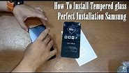 How To Perfect Installation Samsung A50 Tempered Glass Screen Protector