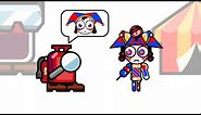 Mini Crewmate Kills Emoji The Amazing Digital Circus | Among Us
