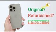 How To If Check Your iPhone 15/Pro/Pro Max Is Original Or Refurbished