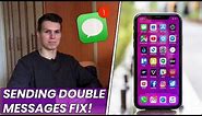 How To Fix iPhone Sending Duplicate Text Messages!