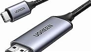 UGREEN USB C to HDMI Cable (4K@60Hz) 6.6FT, Type C to HDMI Adapter Thunderbolt 4/3 to HDMI for Home Office Compatible with iPhone 15 Pro Max Plus, MacBook Pro Air iPad Pro, XPS, Galaxy S24, Steam Deck