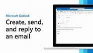 Create an email message in Outlook