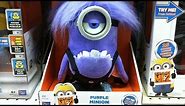 Light Up Talking Purple Minion Plush from Despicable Me 2 In Store Preview