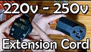 How to Build a 30 amp or 50 amp / 220v Extension Cord