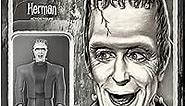 Super7 The Munsters Herman Munster (Grayscale) - 3.75" The Munsters Action Figure with Accessory Classic TV Collectibles and Retro Toys