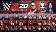 WWE 2K20 Official Updated Roster All Superstars So Far (WWE 2K20 News)