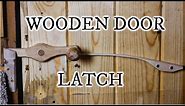 how to make a wooden door latches with wooden spring