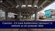 Cavitex C5 Link Expressway Segment 2 update as of January 2024