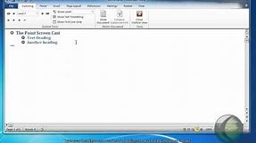 How To Create an Outline in Microsoft Word