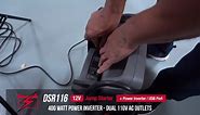 Schumacher Electric DSR Professional Grade 12 Volt, 2250 Peak Amps Jump Starter, Portable Power Station with Inverter DSR116