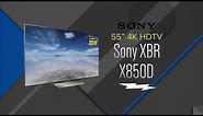 Sony 55 Black Ultra HD 4K LED HDR Smart HDTV XBR55X850D - Overview