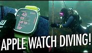 Diving with the Apple Watch Ultra!!