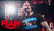 FULL SEGMENT – CM Punk returns to Raw for the first time in nearly 10 years: Raw, Nov. 27, 2023