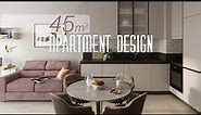 Apartment design 45sqm / 484sqft