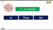 Personal Pronouns Quiz for Kids (he, she, it, they)