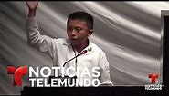 El apasionado discurso de un niño mexicano contra la corrupción | Noticias | Noticias Telemundo