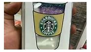 Celltophone - Luxirious Starbucks glitter mobile cover...