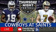 Cowboys vs. Saints Live Streaming Scoreboard, Play-By-Play, Highlights & Stats | NFL TNF Week 13