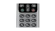 Motorola Voice Cordless Phone System w/Digital Handset + Answering Machine, Remote Access, Call Block - Dark Grey (T611)
