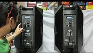 Kevler zlx-15D active speaker soundtesting and basic connection tutorial