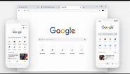 How To Make Latest Google Chrome Page Design In HTML, CSS And Bootstrap
