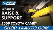 Where to Raise and Support 06-11 Toyota Camry