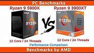 AMD Ryzen 9 5900X vs Ryzen 9 3900XT Performance Comparison