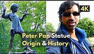 Peter Pan Statue, Hyde Park, Kensington Gardens, London. Origin & History | 4K