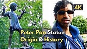 Peter Pan Statue, Hyde Park, Kensington Gardens, London. Origin & History | 4K