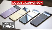 Samsung Galaxy Z Flip 3 Color Comparison!