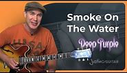 How to play Smoke On The Water by Deep Purple | Easy Guitar