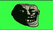 Troll face brown - Green screen