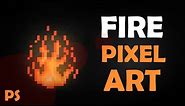 FIRE & EXPLOSIONS PIXEL ART GAME EFFECTS - PS TUTORIAL