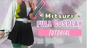 How I made Mitsuri full Costume! Easy Cosplay Tutorial | Demon Slayer Cosplay