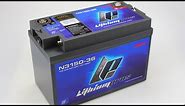 Lithium Pros LiFePO4 marine batteries with an NMEA 2000 micro port
