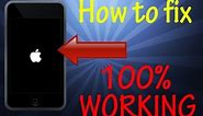 How to fix iPod touch stuck on Apple logo screen 100% WORKING