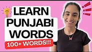 100 Punjabi Words | Learn Punjabi Words | Learn English to Punjabi