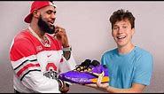 I Surprised LeBron James with Custom Shoes