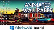 How To Have An Animated Desktop Background Wallpaper on Windows 10 Tutorial
