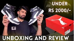 Puma High Top Sneakers Unboxing and Review | Puma Rebound High Top Sneakers Review