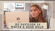 HP Pavilion 14 white and rose gold | Review (£550) ✨