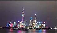 Shanghai - Pudong at night - Time Lapse | HD | GoPro |
