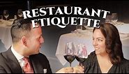 Restaurant Etiquette: How to Dine Out Like a Gentleman