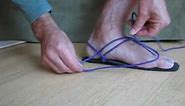 Tarahumara Running Sandals - How to tie huaraches