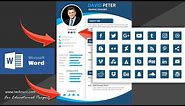 How To Use Or Insert Social Media Icons On Your Resume or CV In Microsoft Word | IcoMoon | 2021