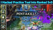 How League YouTubers 'Hacked' Practice Tool to play it 5v5 (Drama explained)
