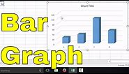 How To Make A Bar Graph In Excel-Tutorial