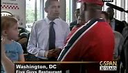 President Obama Stops for Lunch at Five Guys