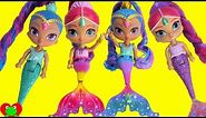 Genie Shows Shimmer and Shine Rainbow Zahramay Color Changing Mermaids